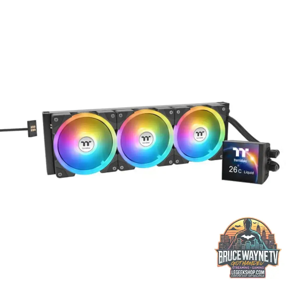 Thermaltake MAGFloe 420 Ultra ARGB Sync AIO Liquid Cooler, Wasserkühlung schwarz - Thermaltake