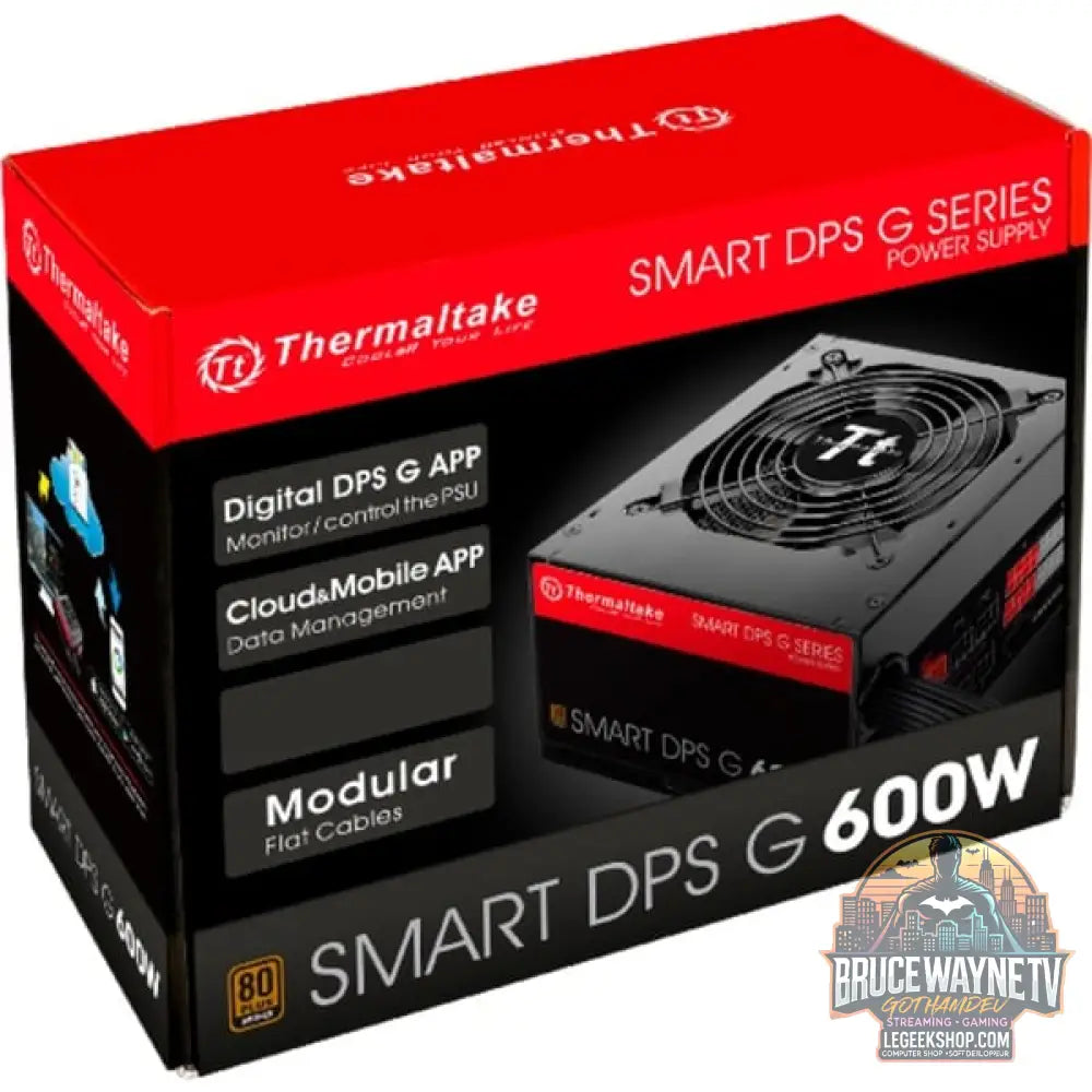 Thermaltake SMART DPS G Digital 600W 80+ Bronze, alimentation PC - Thermaltake - vue 7