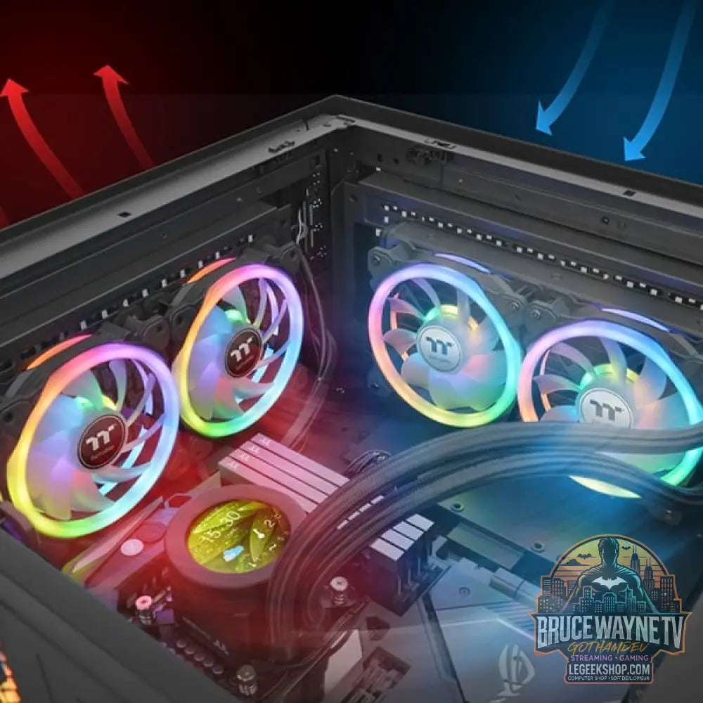 Thermaltake SWAFAN 12 RGB 120x120x25, Gehäuselüfter - Thermaltake - vue 6