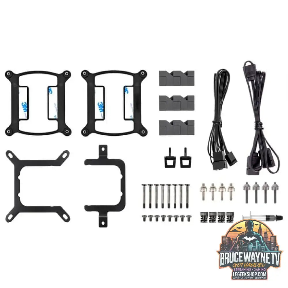 Thermaltake TH240 V2 ARGB Sync AIO Liquid Cooler, Wasserkühlung schwarz - Thermaltake - vue 7