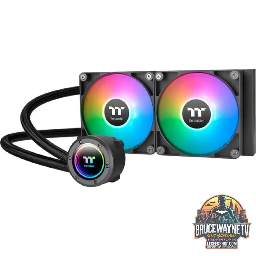 Thermaltake TH240 V2 ARGB Sync AIO Liquid Cooler, Wasserkühlung schwarz - Thermaltake