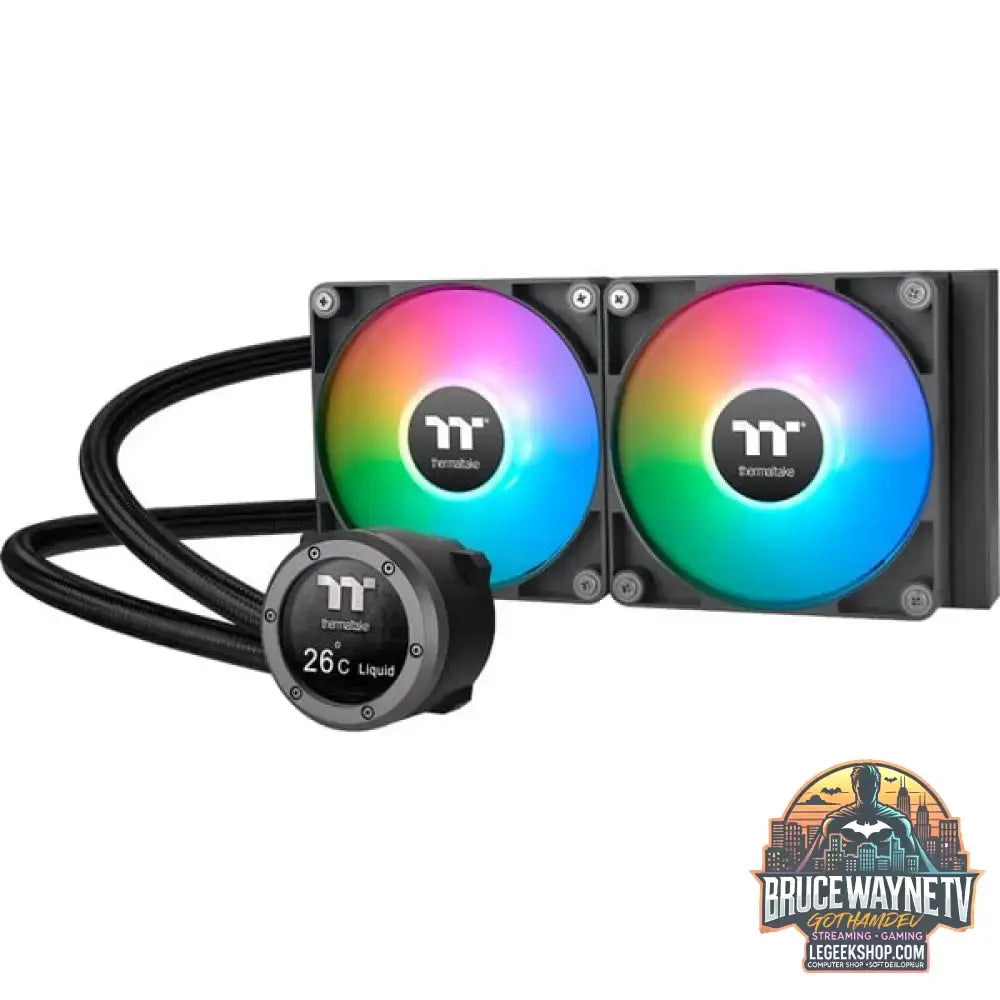 Thermaltake TH240 V2 Ultra ARGB Sync AIO Liquid Cooler, Wasserkühlung schwarz - Thermaltake