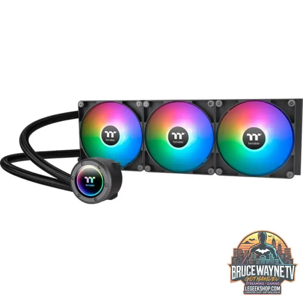 Thermaltake TH420 V2 ARGB Sync AIO Liquid Cooler, Wasserkühlung schwarz - Thermaltake