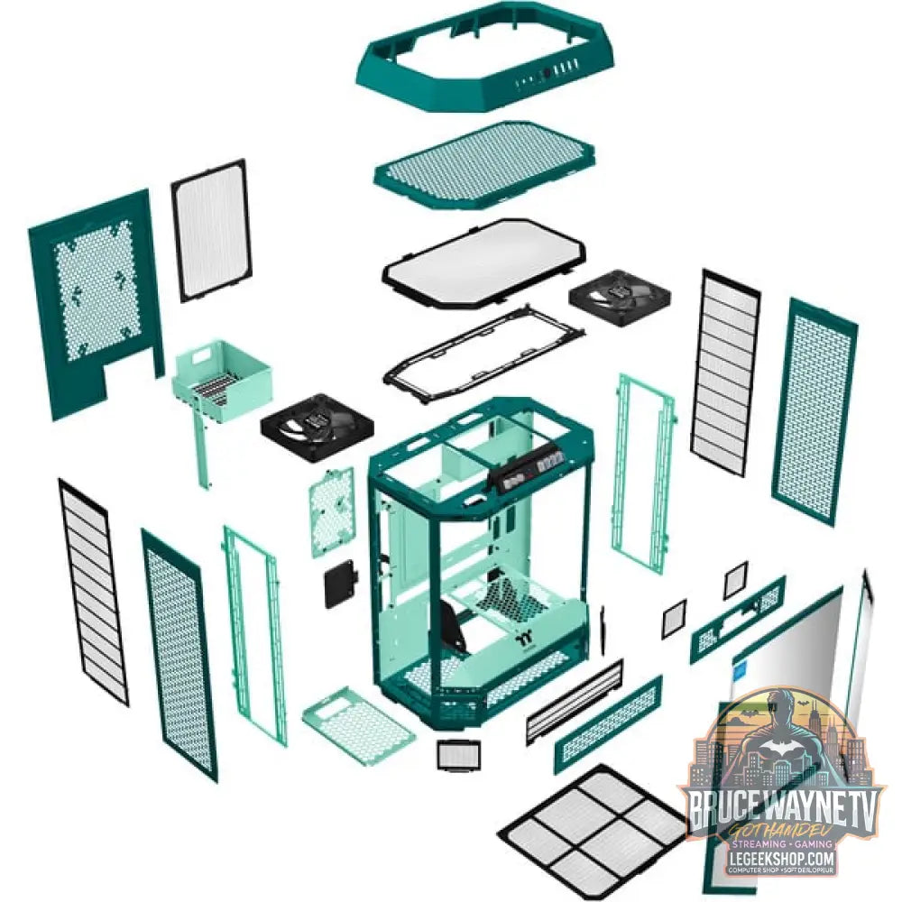 Thermaltake The Tower 600 Transformative Teal, Tower-Gehäuse - Thermaltake - vue 15