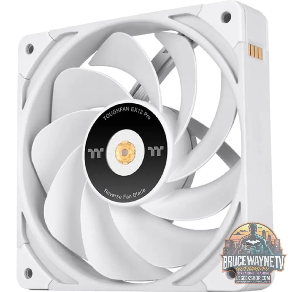 Thermaltake TOUGHFAN EX12 Pro White – Swappable Edition, Gehäuselüfter - Thermaltake - vue 4