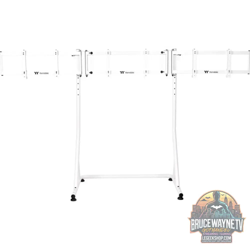 Thermaltake Triple Monitor Stand Pro Snow, support moniteur - Thermaltake