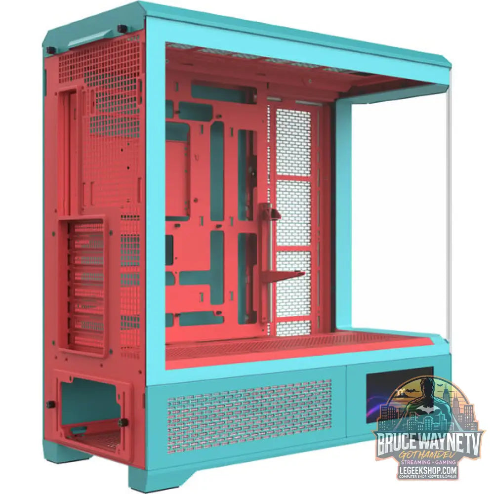 Thermaltake View 600 TG Mint Strawberry, Big-Tower-Gehäuse - Thermaltake - vue 3