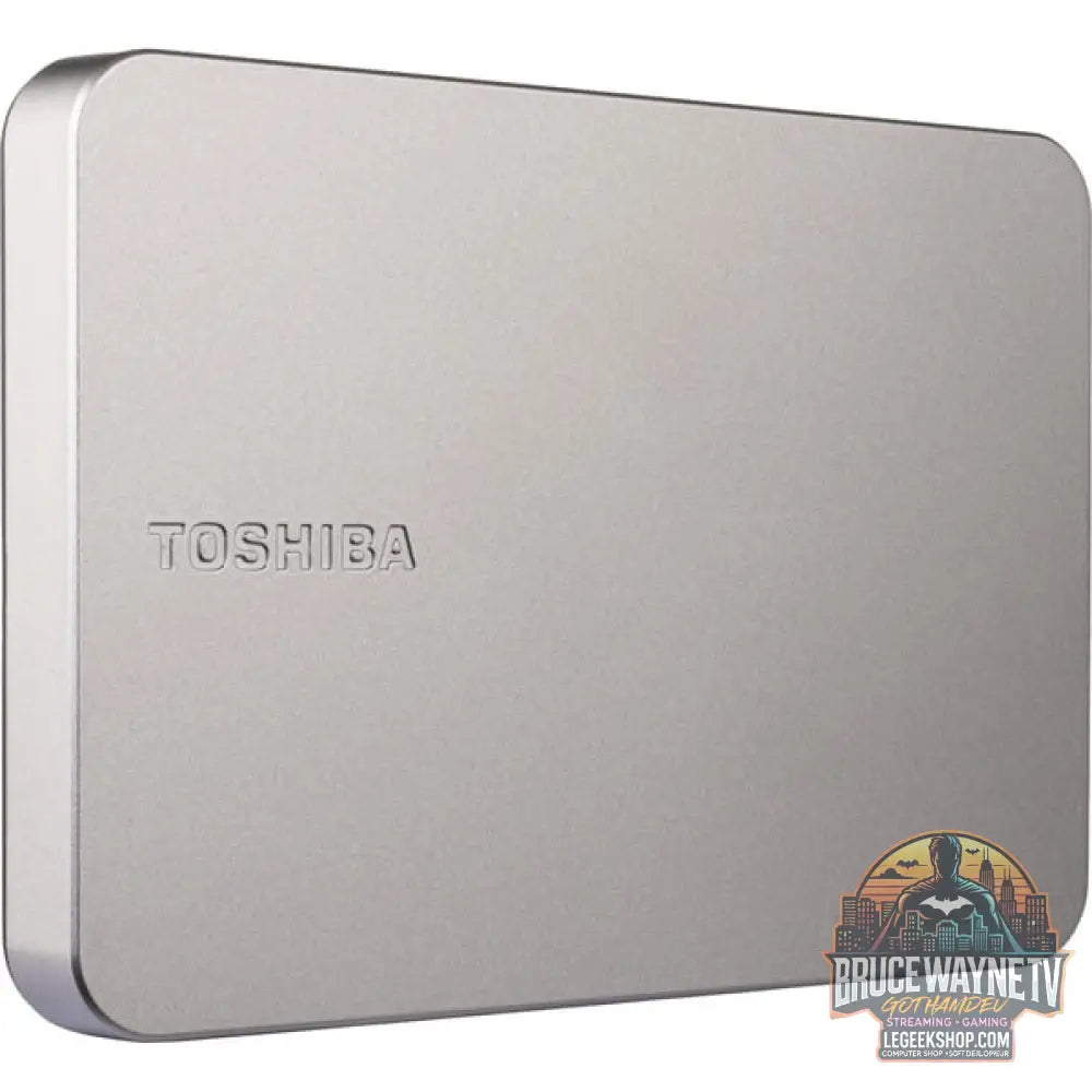 Toshiba Canvio Flex 2TB, Externe Festplatte hellargent, USB-C / USB-A - Toshiba