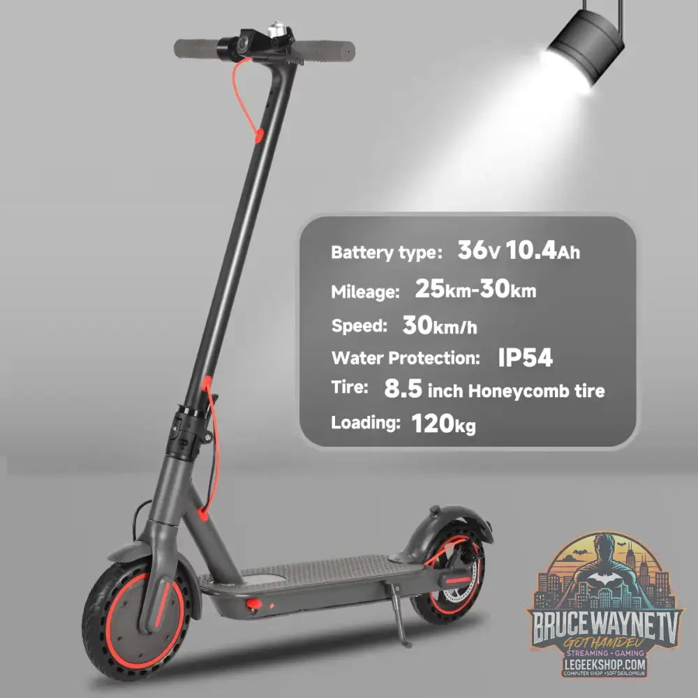 Trottinette électrique adulte SUNNIGOO 350W avec application 36V 10.4Ah vitesse 30 km/h légère longue autonomie 30