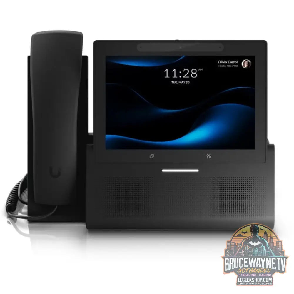 Ubiquiti UG3 Touch Enterprise, VoIP-Telefon anthrazit - Ubiquiti - vue 3