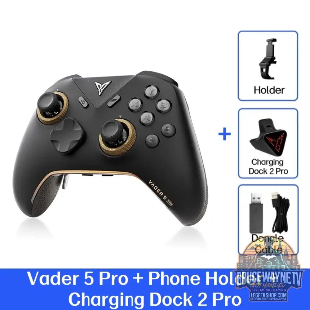 Version mondiale Flydigi Vader 5 Pro contrôleur de manette de jeu Bluetooth sans fil multi-plateforme pour PC NS2