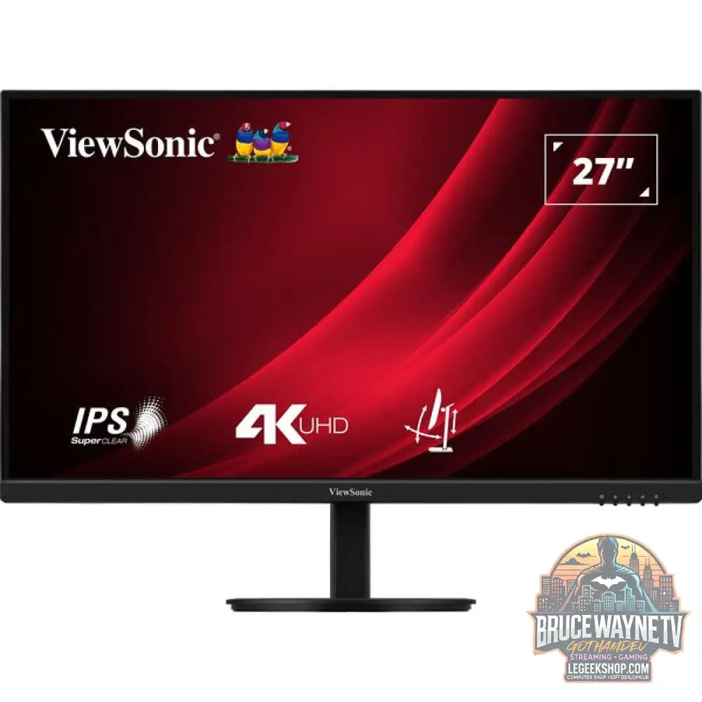 ViewSonic VG2708-4K 27" 3840 × 2160 px IPS 60 Hz - ViewSonic - vue 3