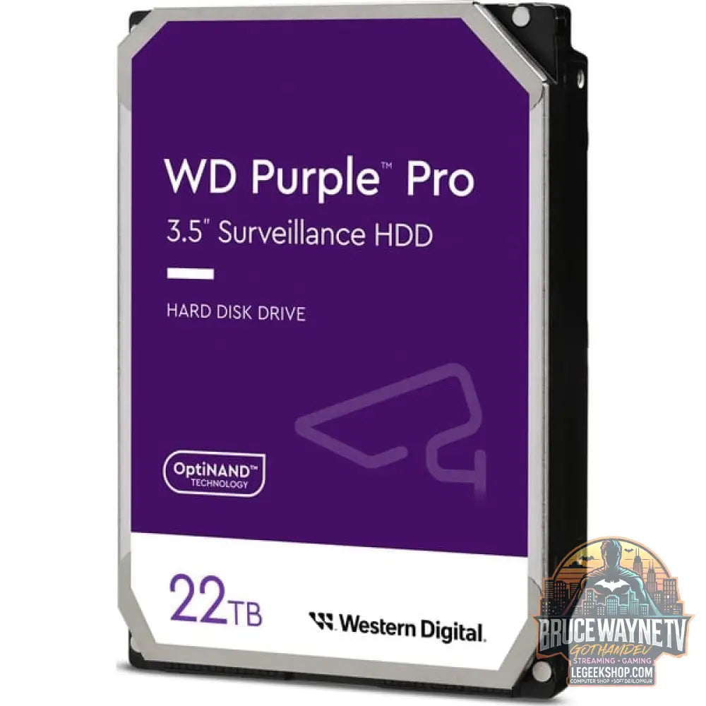 WD Purple Pro 22TB, Festplatte SATA 6 Gb/s, 3,5" - WD - vue 3