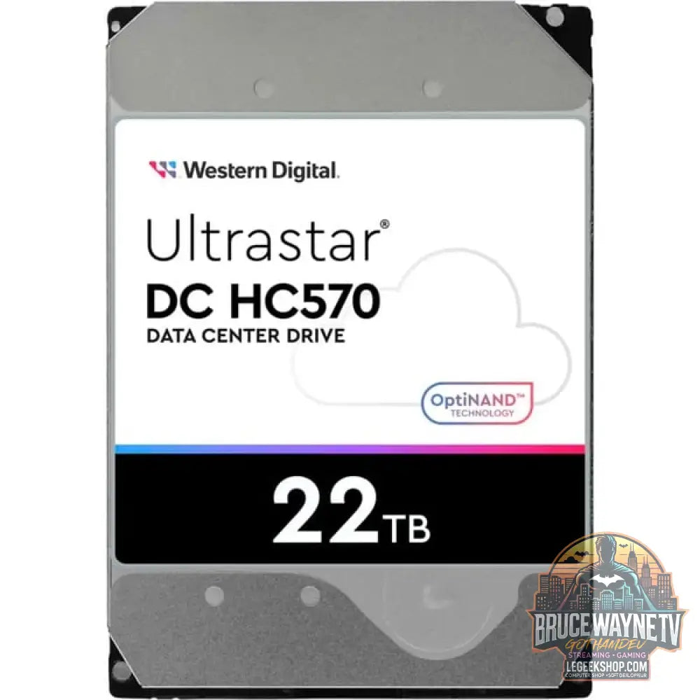 WD Ultrastar DC HC570 22TB, Festplatte SATA 6 Gb/s, 3,5", SE - WD - vue 2