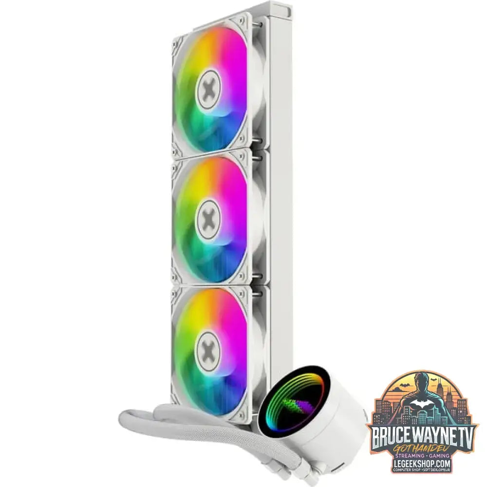 Xilence LiQuRizer LQ360G.W.ARGB 360mm, Wasserkühlung weiß - Xilence - vue 7