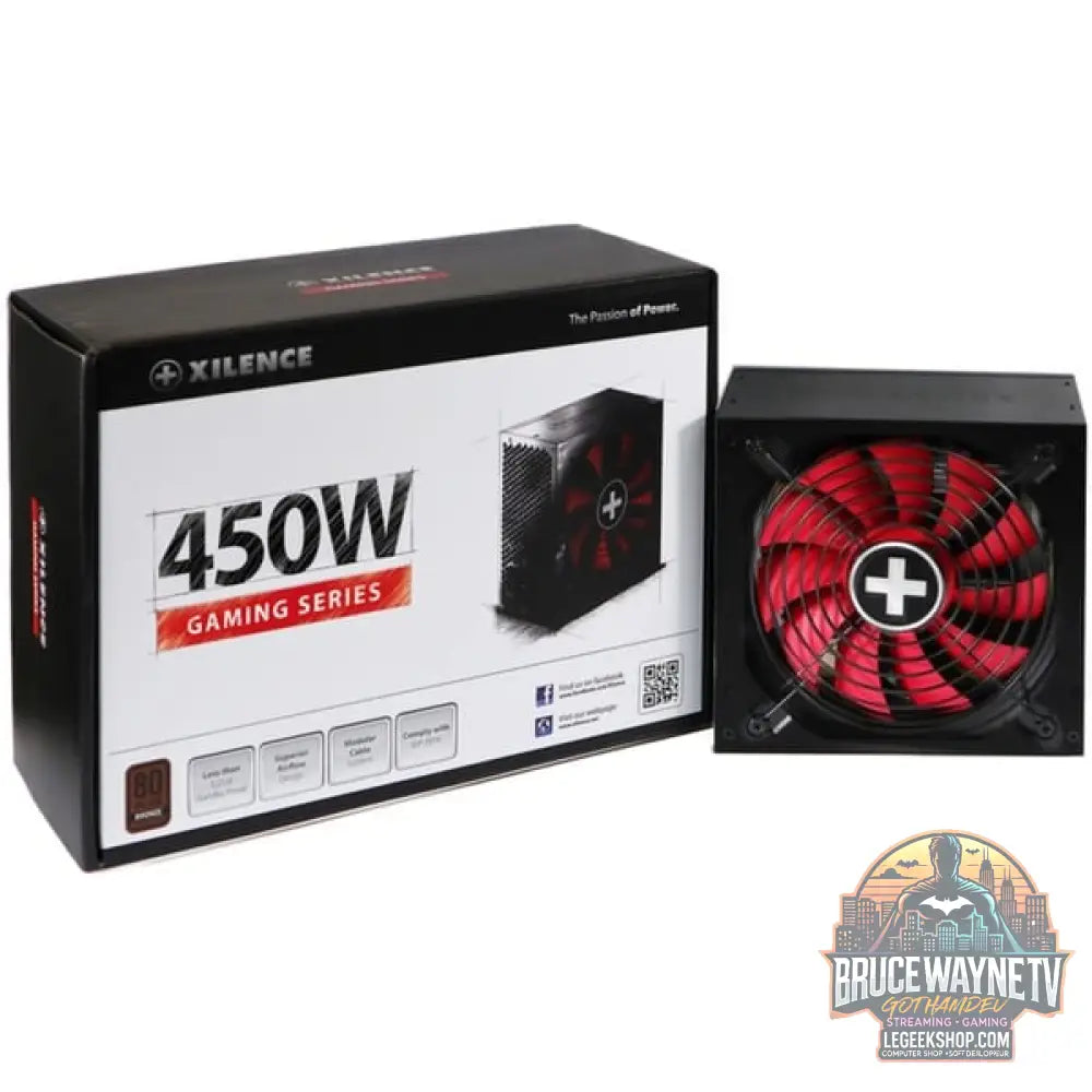 Xilence Perfomance Gaming 450W, alimentation PC - Xilence - vue 5