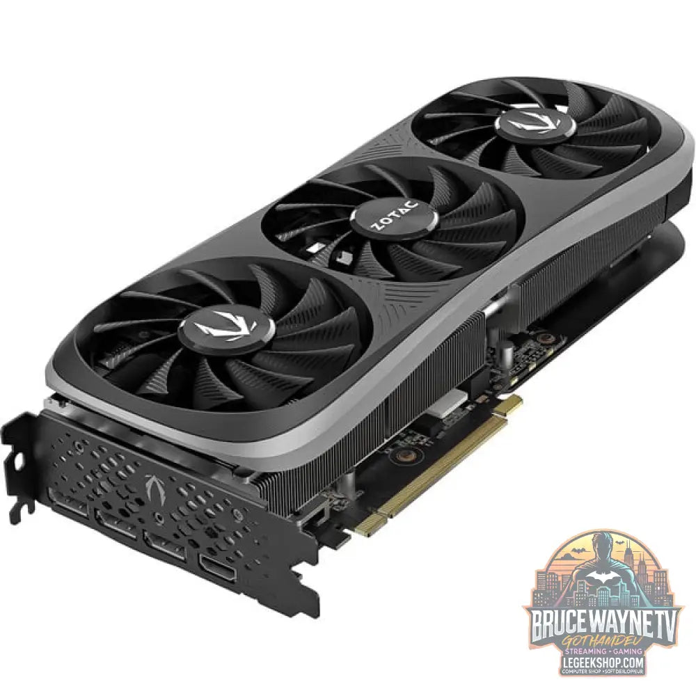 ZOTAC GeForce RTX 4070 Ti Trinity, carte graphique DLSS 3, 3x DisplayPort, 1x HDMI 2.1 - ZOTAC