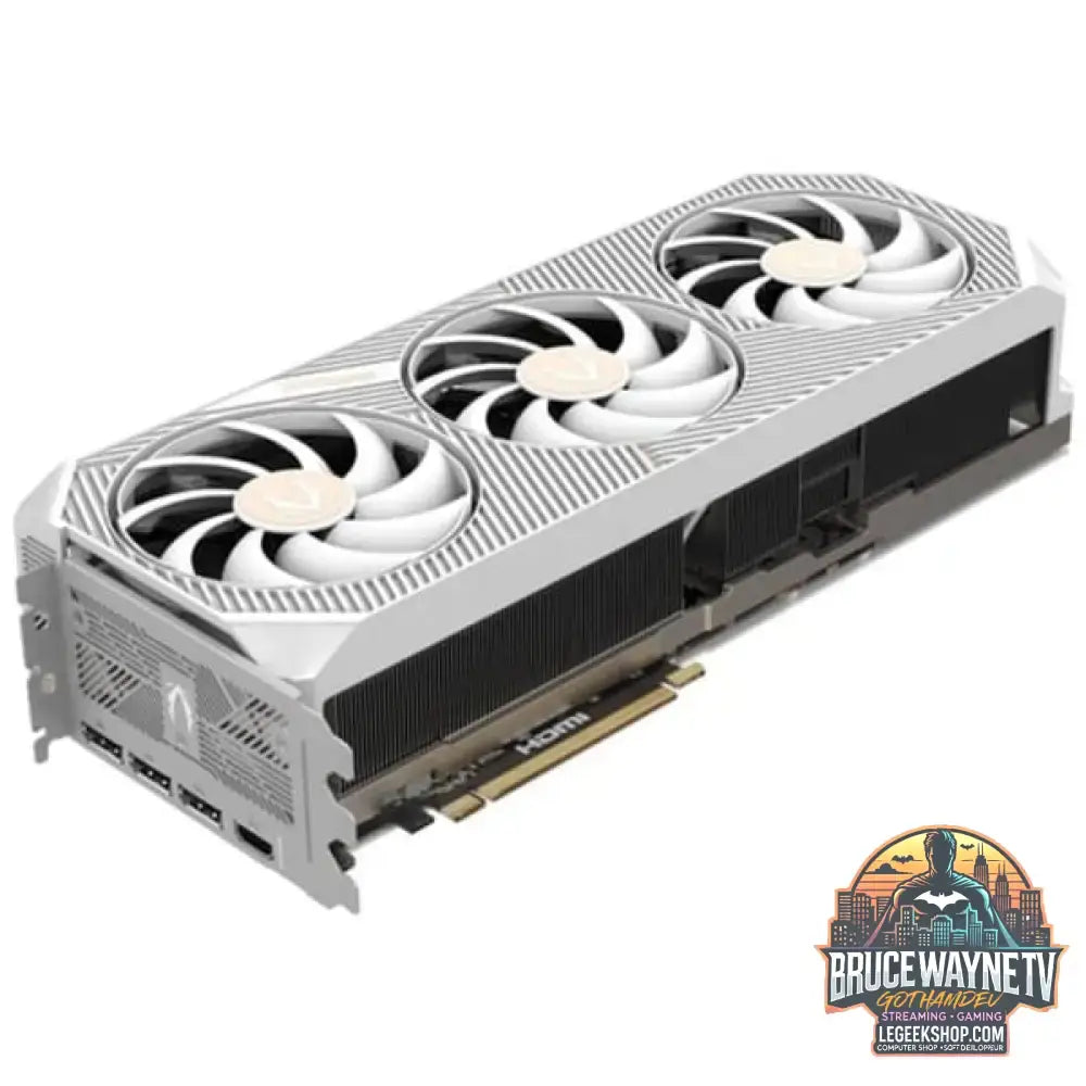 ZOTAC GeForce RTX 5080 SOLID OC White Edition, carte graphique DLSS 4, 3x DisplayPort, 1x HDMI 2.1 - ZOTAC - vue 5
