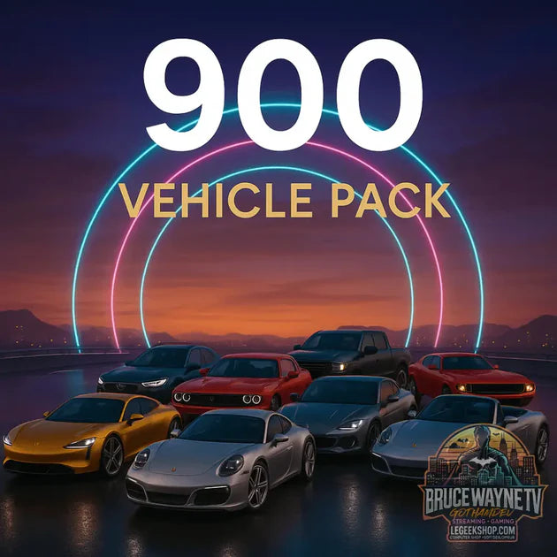Guide d'achat : GothamDev - Carpack +900 Véhicules Optimisés et Réglés pour FiveM