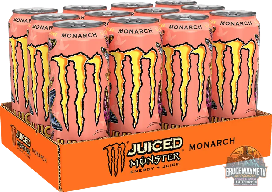 Monster Energy Juiced Monarch (12 x 500 ml) ou à l’unité vs Monster Energy Ultra Rosa (12 x 500 ml) ou à l'unité : quel boisson energisante choisir ?