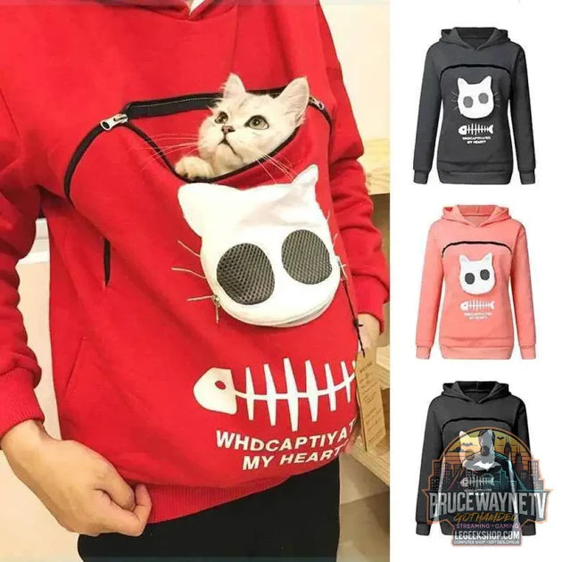Guide d'achat : Sweat-shirt à Capuche pour Amoureux des Chats – Poche Câline et Oreilles d'Animal