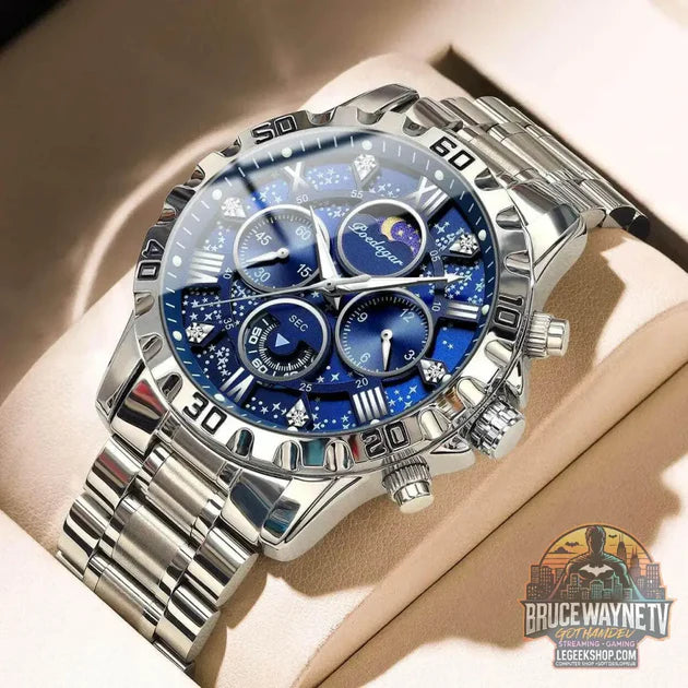 Guide d'achat : Montre de sport à quartz de luxe pour homme, étanche, Shoous, acier inoxydable, chronographe, horloge | POEDAGAR