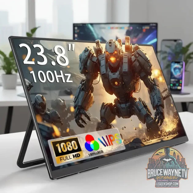 Guide d'achat : Moniteur Portable AHXJKA 23.8" — 100Hz, 100% sRGB, IPS, 350 nits