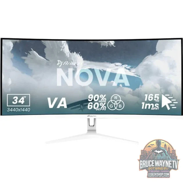 Guide d'achat : Arozzi Nova 34T2K165 34" QHD/WQHD VA 165 Hz