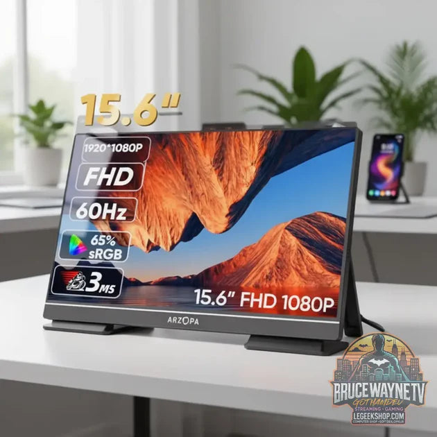 ARZOPA 15.6" Moniteur Portable FHD 1080P IPS USB-C Mini-HDMI - Deuxième Écran Externe vs Moniteur Portable 16" 2.5K/120Hz/100%sRGB pour PC, XBox, PS4/5, Switch, Téléphone : quel Moniteur Portable choisir ?