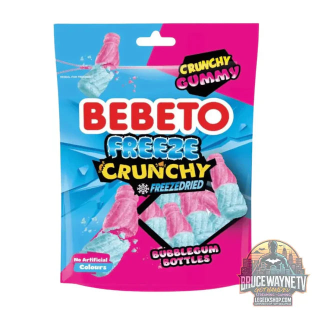 Guide d'achat : Bebeto Bubblegum Bottles Freeze Crunchy Gummy Freezedried, caramelle liofilizzate al gusto bubblegum da 35g (Confezione da 12)