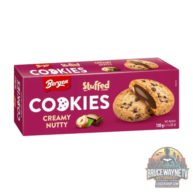 Guide d'achat : Bergen Cookies fourrés Creamy Nutty, biscuits fourrés à la crème de noisette de 130 g (Pack de 18)