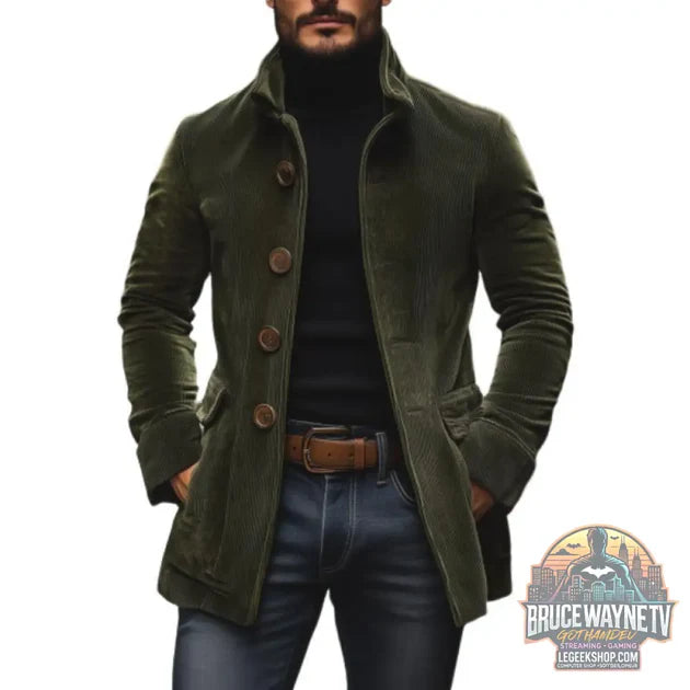 Blazer Homme Col Montant Velours Côtelé Boutons Poches Slim Fit vs Blazer Homme Slim Fit Carreaux Double Boutonnage Polyester Gris Marron : quel Blazer Homme choisir ?