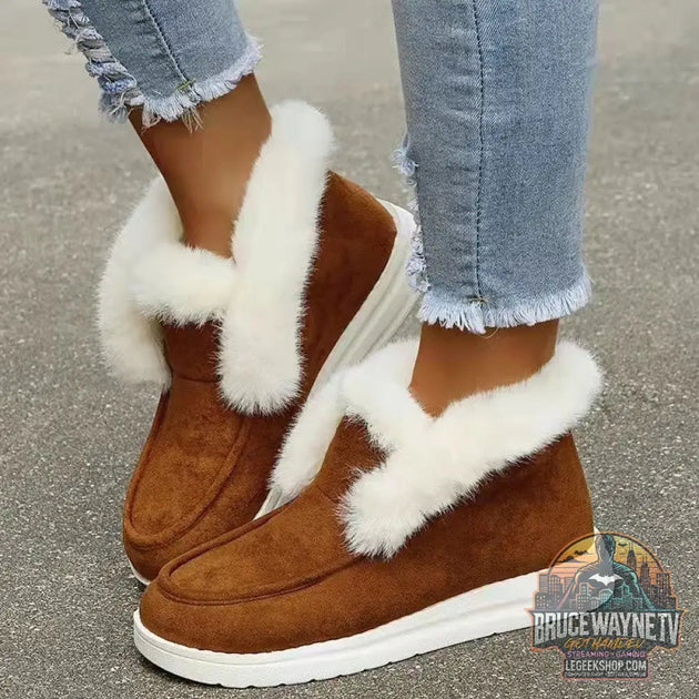 Guide d'achat : Bottes Neige Femme Courtes Fourrées Plates Grande Taille