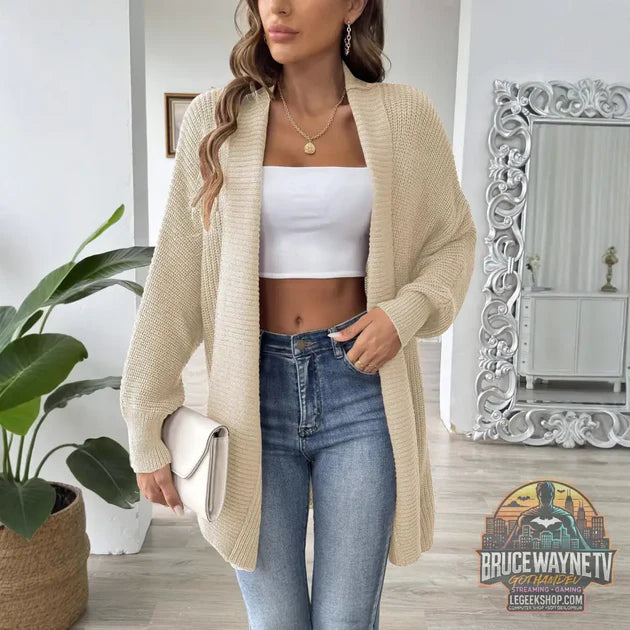 Guide d'achat : Cardigan Femme Simple Loose Manches Chauve-Souris