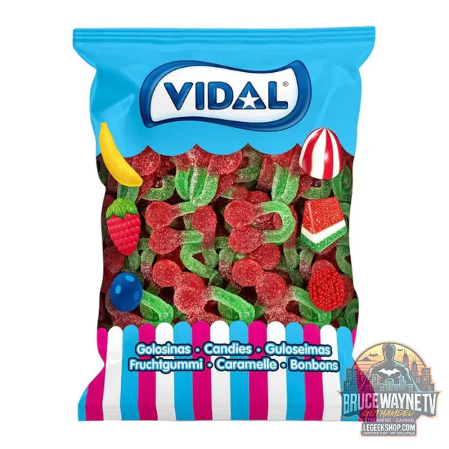 Guide d'achat : Cerises Pétillantes, bonbons gélifiés pétillants au goût de cerise (Paquet de 1Kg)