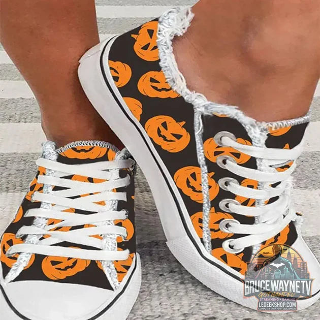 Guide d'achat : Chaussures Canvas Femme Graffiti Halloween Casual Lacets