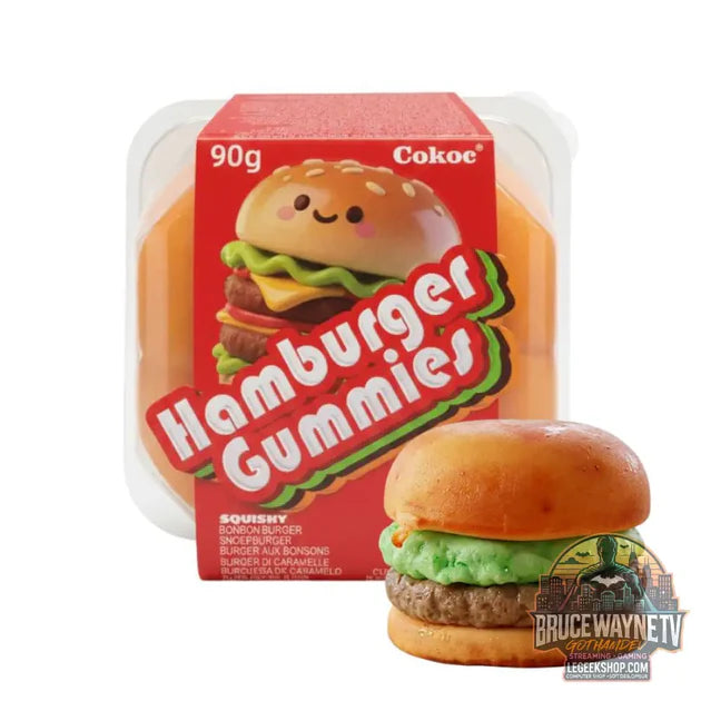 Guide d'achat : Cokoc Hamburger Gummies, bonbons gélifiés au goût de fruits de 90g (Paquet de 24)