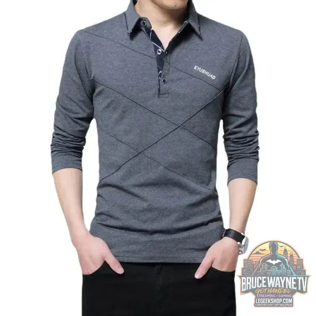 Guide d'achat : T-shirt en coton à rayures rabattables, T-shirt long, Slim Fit, Casual, Grande taille