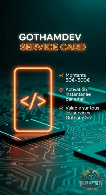 Guide d'achat : 💳 Service Card GothamDev 💳