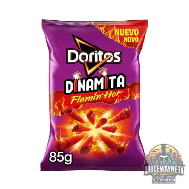 Guide d'achat : Doritos Dinamita Flamin' Hot, torsades de tortillas épicées de 85 g (Paquet de 20)