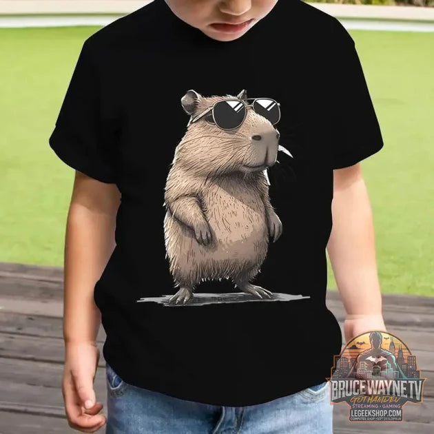 T-shirt Enfant Capybara 3D – Style Décontracté Été vs T-shirt Enfant "I ❤️ My..." – Fratrie Assortie | Déclarations d’Amour Frère/Sœur : quel T-Shirt enfant choisir ?