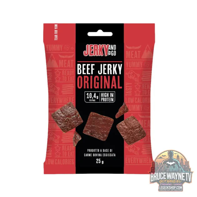 Guide d'achat : Jerky And Go Beef Jerky Original, snack de viande de bœuf séchée et fumée de 25g (Paquet de 10)