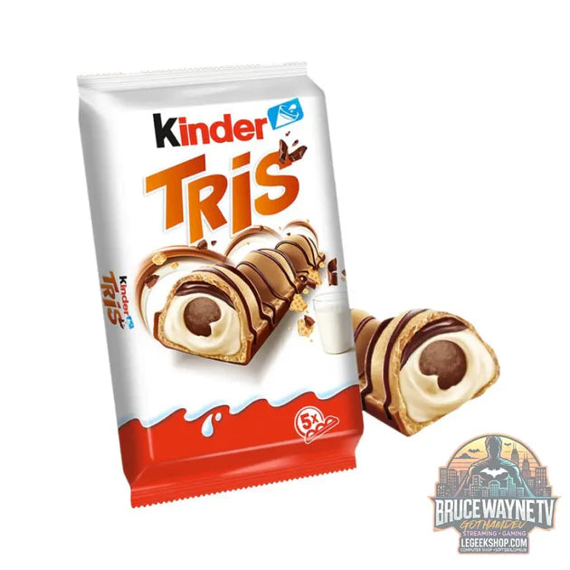 Guide d'achat : Kinder Tris, paquet de 5 gaufrettes croustillantes avec crème au lait et nappage au chocolat de 100 g (pack de 14)
