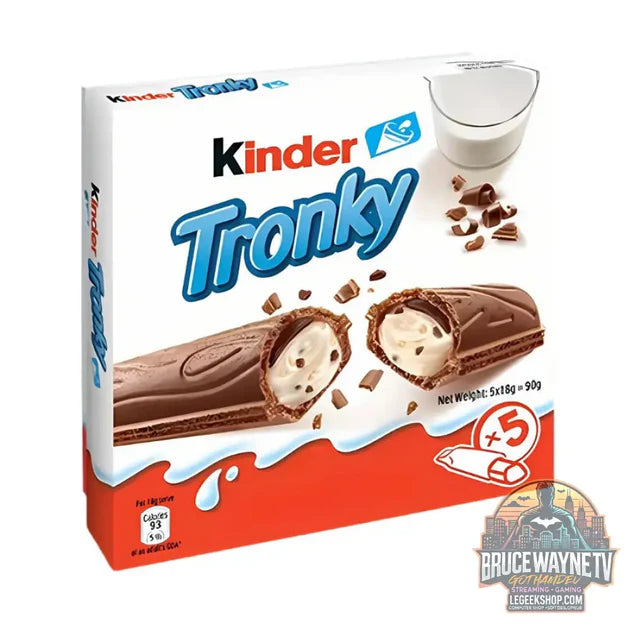 Guide d'achat : Kinder Tronky Milk & Biscuits, gaufrette avec crème au lait et piéces de biscuit de 90g (Paquet de 20)