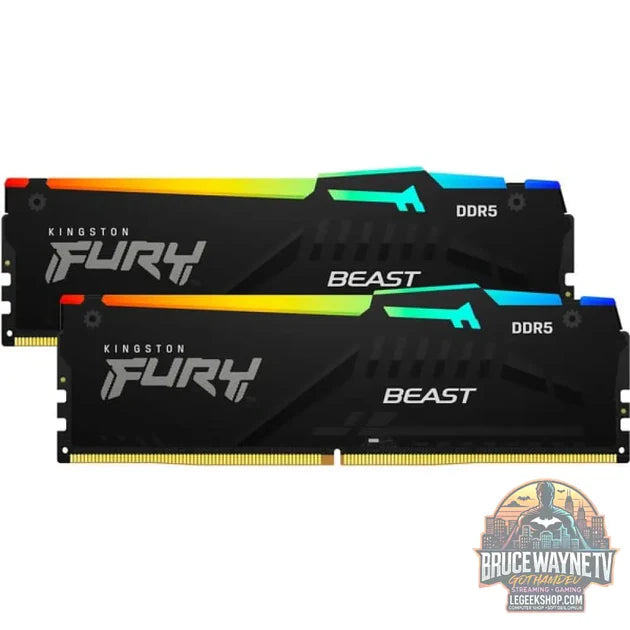 Guide d'achat : Kingston FURY FURY Beast RGB 16 Go (2×8 Go) DDR5-6000 Dual-Kit RGB