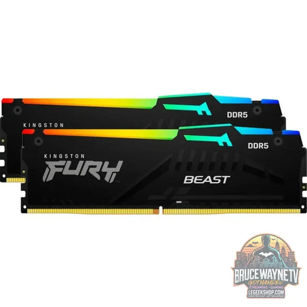 Guide d'achat : Kingston FURY FURY Beast RGB 64 Go (2×32 Go) DDR5-6000 Dual-Kit RGB