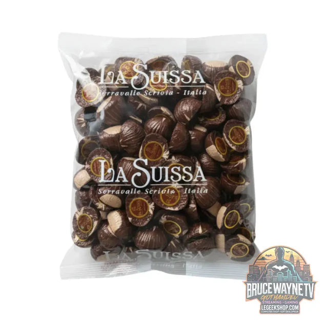 Guide d'achat : La Suissa Castagne, pralines de chocolat au lait fourrées à la crème saveur châtaigne (Paquet de 1kg)