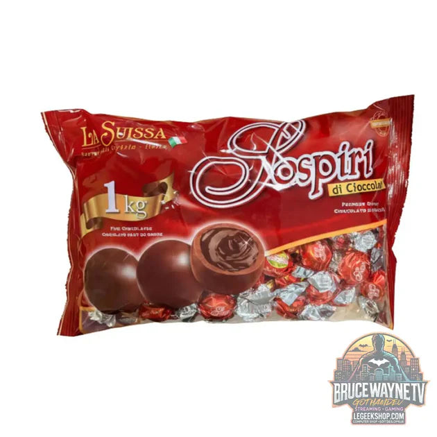 Guide d'achat : La Suissa Sospiri Cuore Morbido Lait, pralines de chocolat au lait avec un cœur fondant (Paquet de 1kg)
