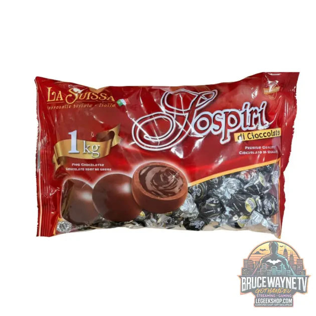 Guide d'achat : La Suissa Sospiri Dark 70%, pralines de chocolat noir Extra fourrées d'une douce crème au cacao (Paquet de 1kg)