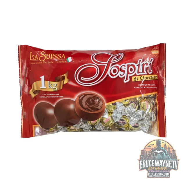 Guide d'achat : La Suissa Sospiri Dark, pralines de chocolat noir Extra fourrées d'une douce crème gianduja (Paquet de 1kg)